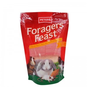 지퍼 잠금 가방 플라스틱 포장 스낵 식품 및 애완 동물 식품 도매 파우치 가방 최대
